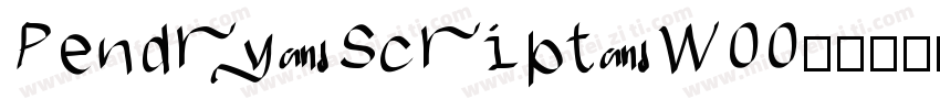 Pendry Script W00字体转换